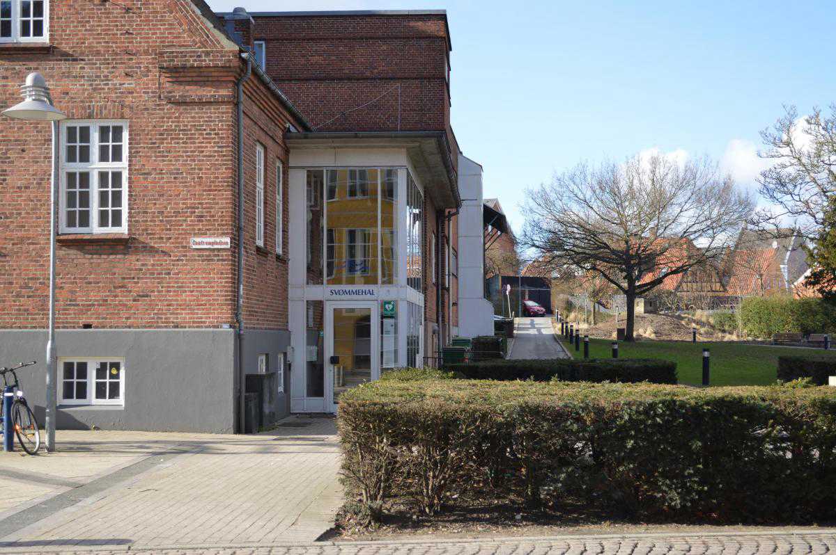 Illustration Svendborg Svømmehal bygning