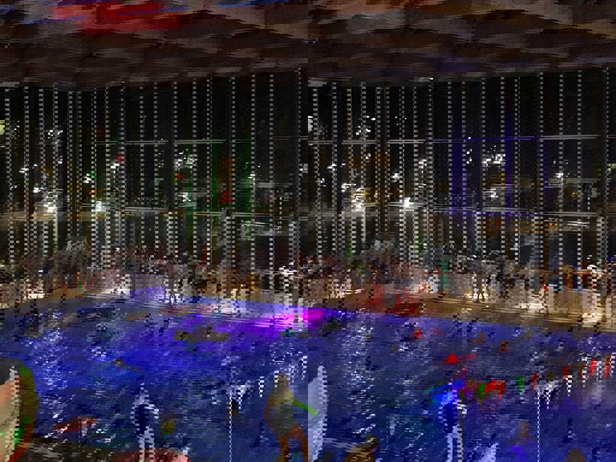 Illustration børn fester til Pool Party