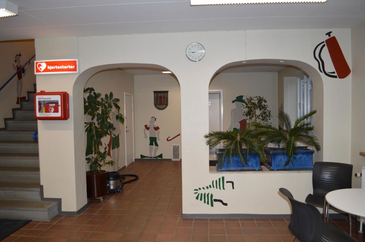 Illustration Svendborg Svømmehal venteområde