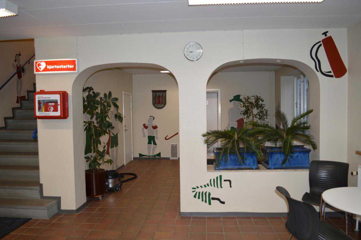 Illustration Svendborg Svømmehal venteområde