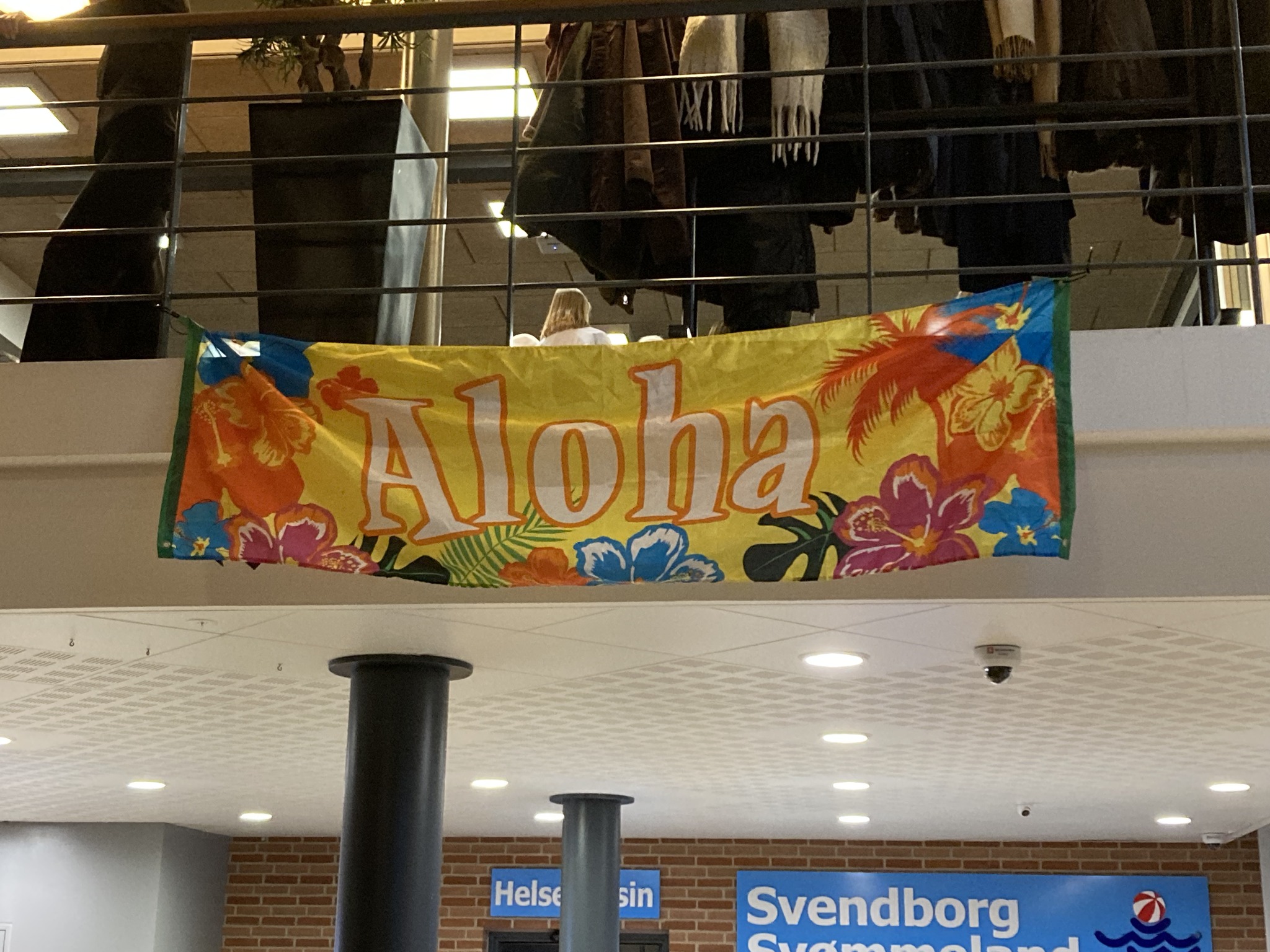 Illustration banner med teksten 'Aloha'