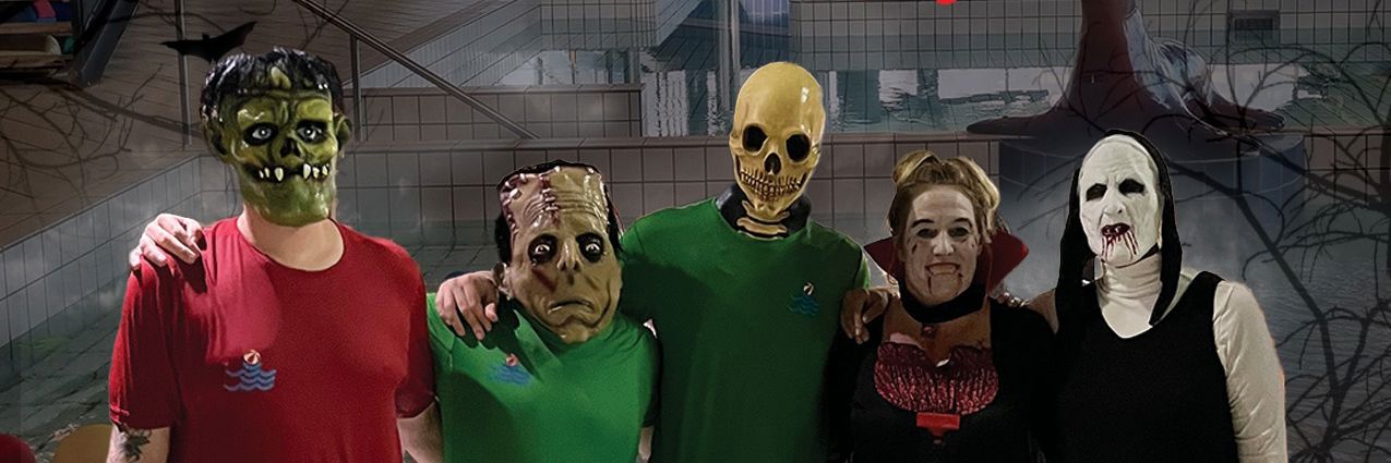 Halloween i Svømmeland plakat