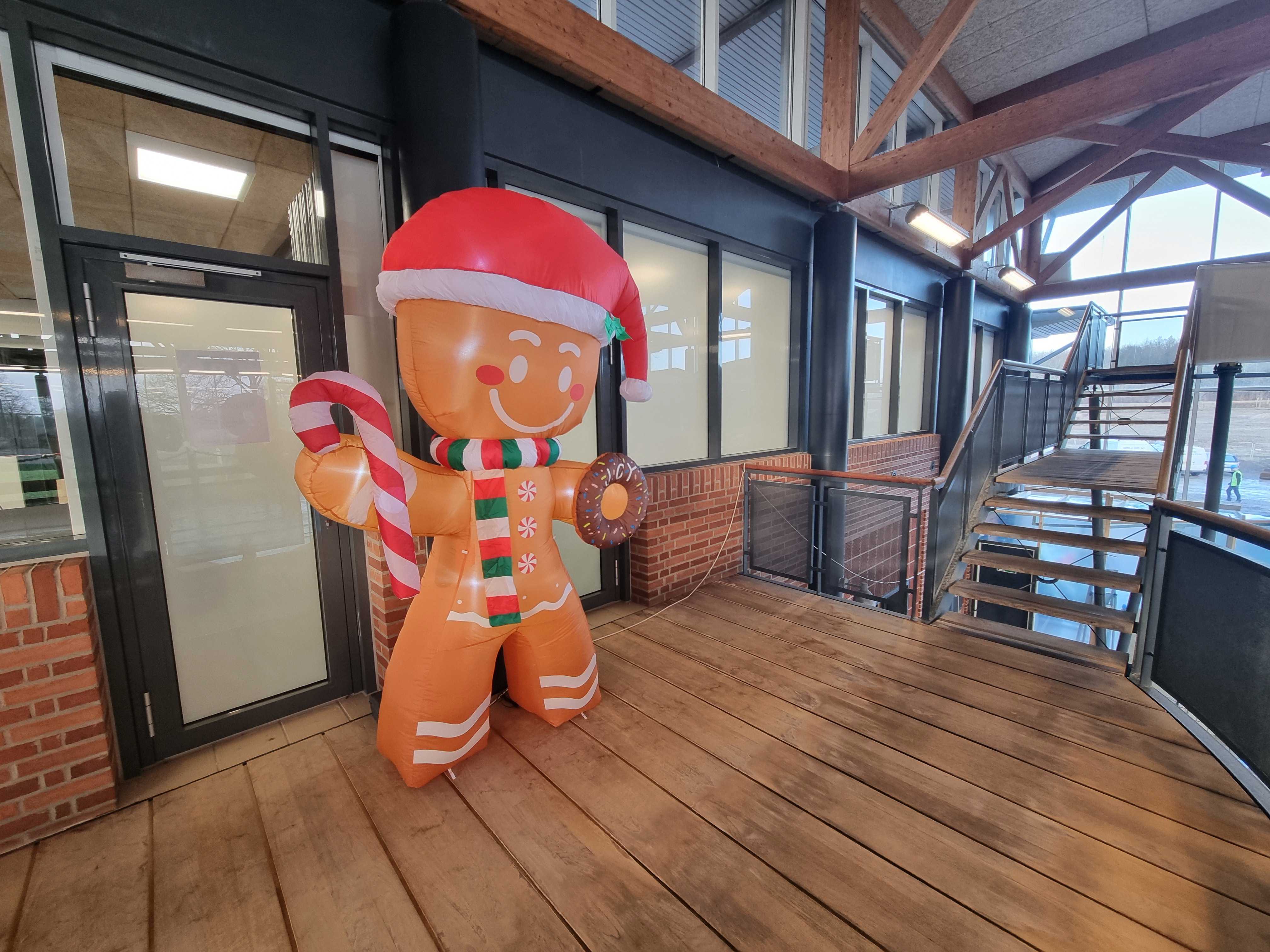 Illustration oppustelig kagemand