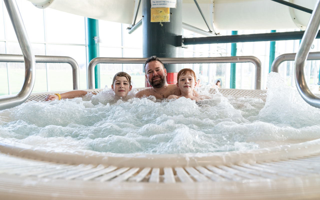 Illustration mennesker i spa