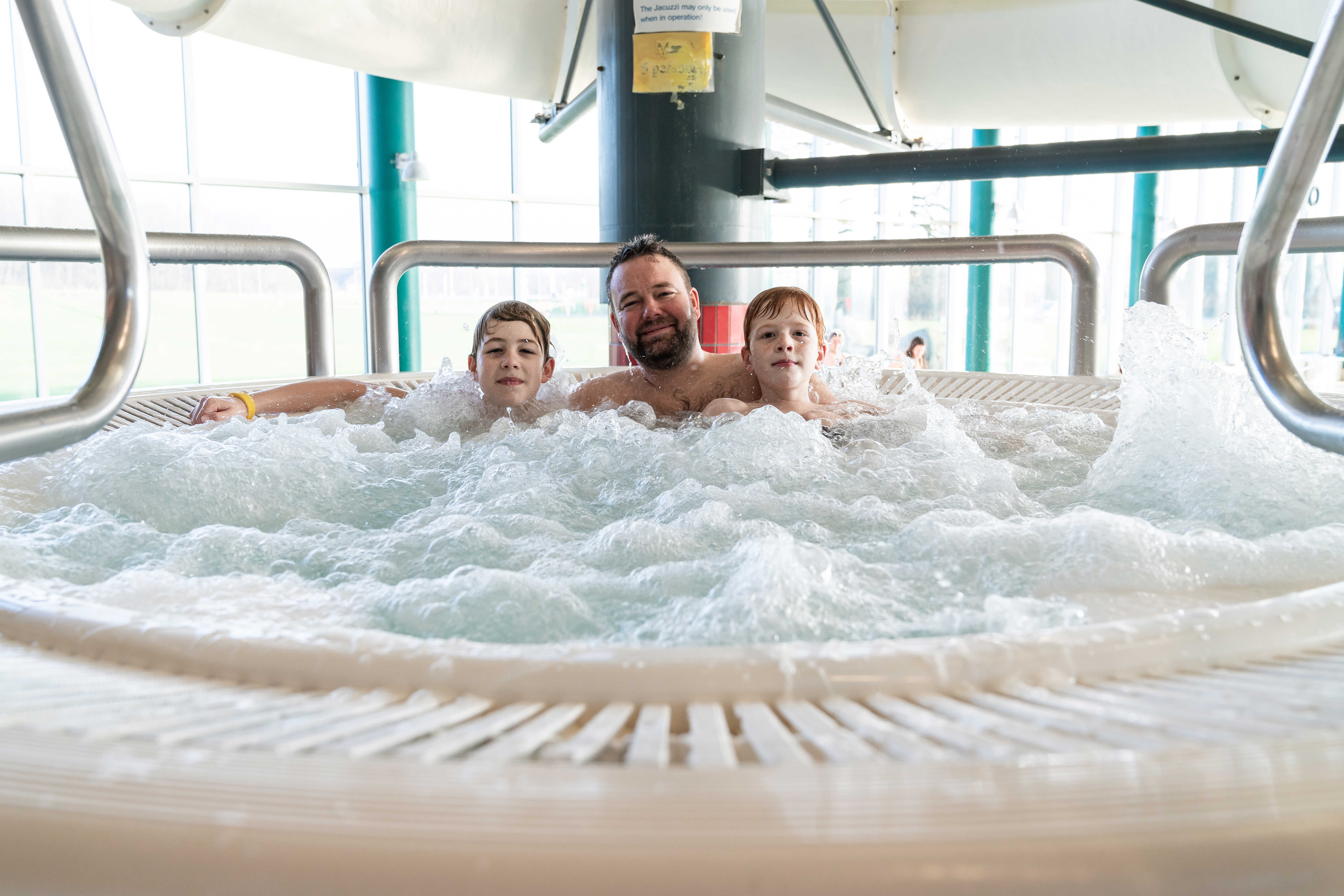 Illustration mennesker i spa