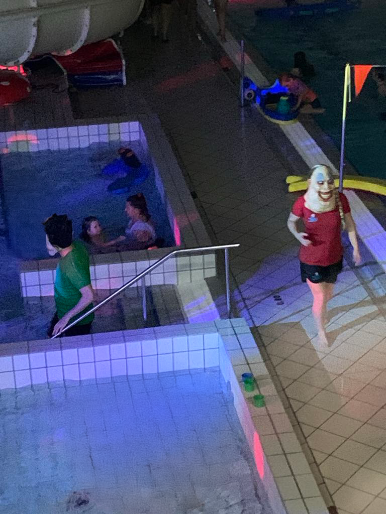 Illustration monstre i Svømmeland