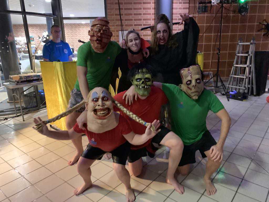 Illustration Monstre i Svømmeland til Halloween