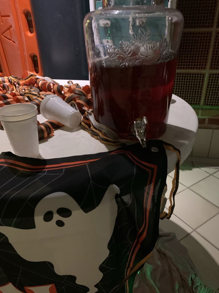 Illustration rød saftevand