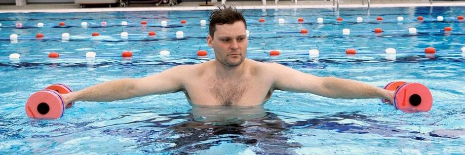 Illustration træning i vand